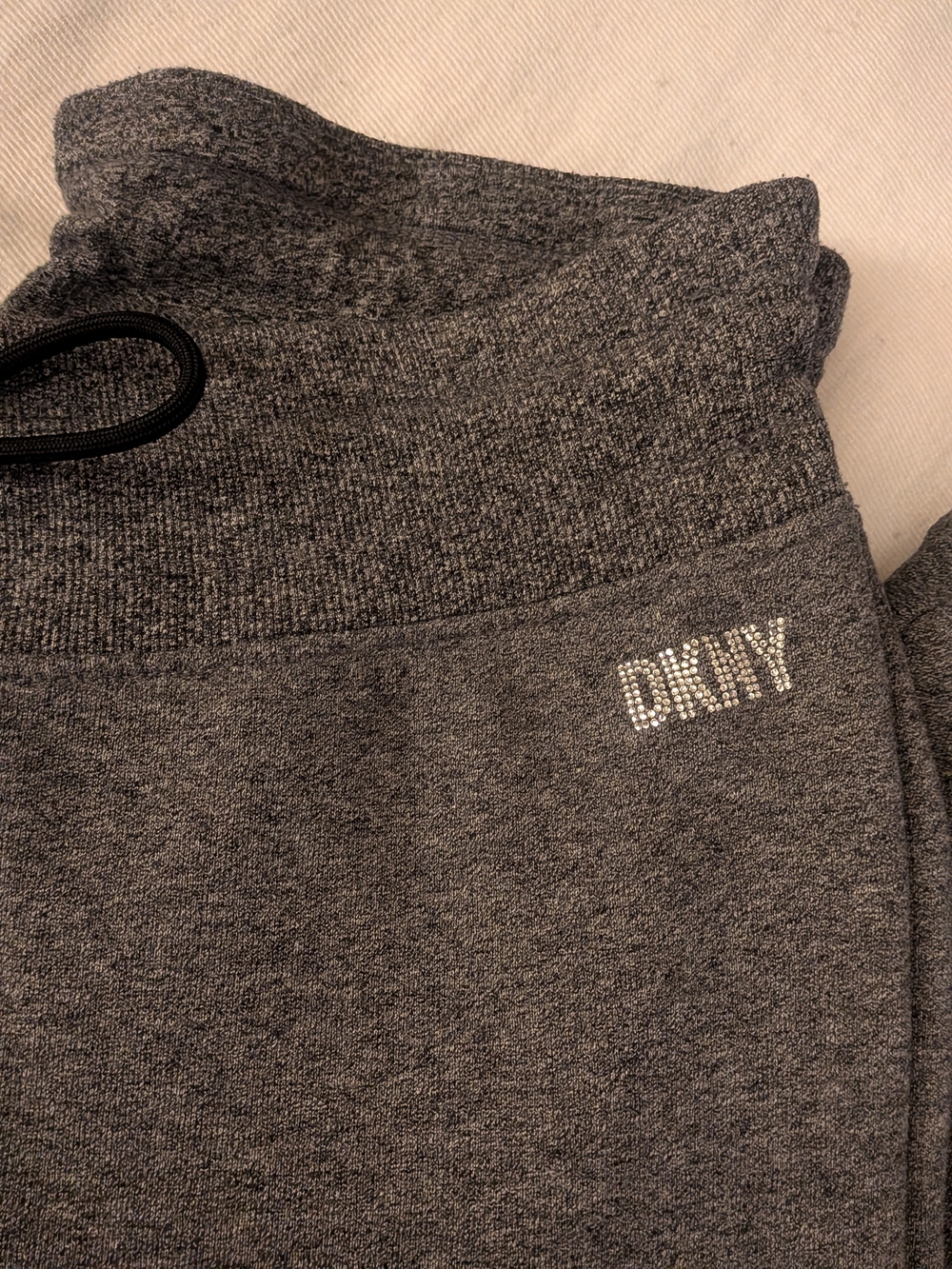 DKNY Gray Drawstring Jogger Pants